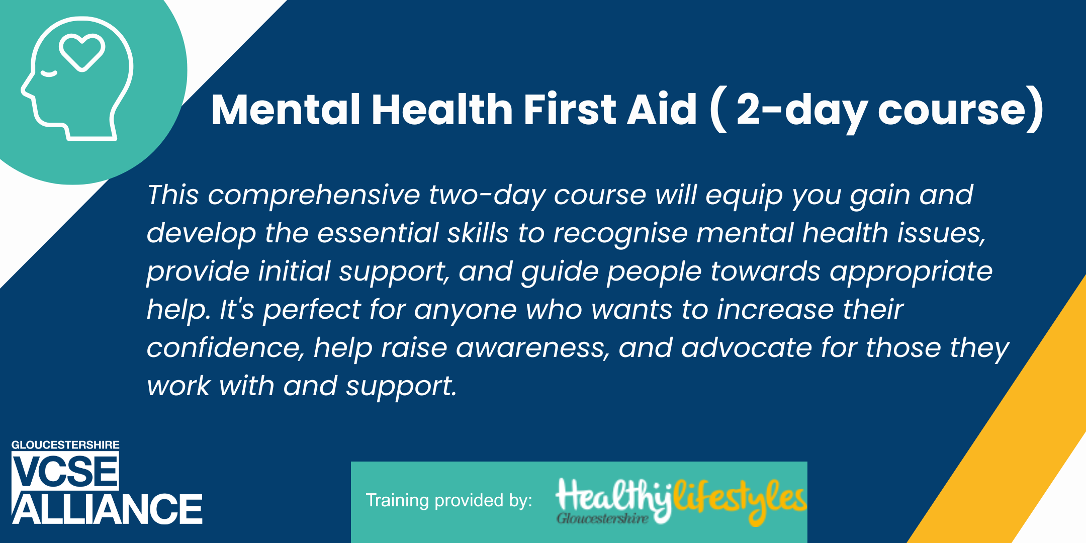 Mental Health First Aid (2-day course)